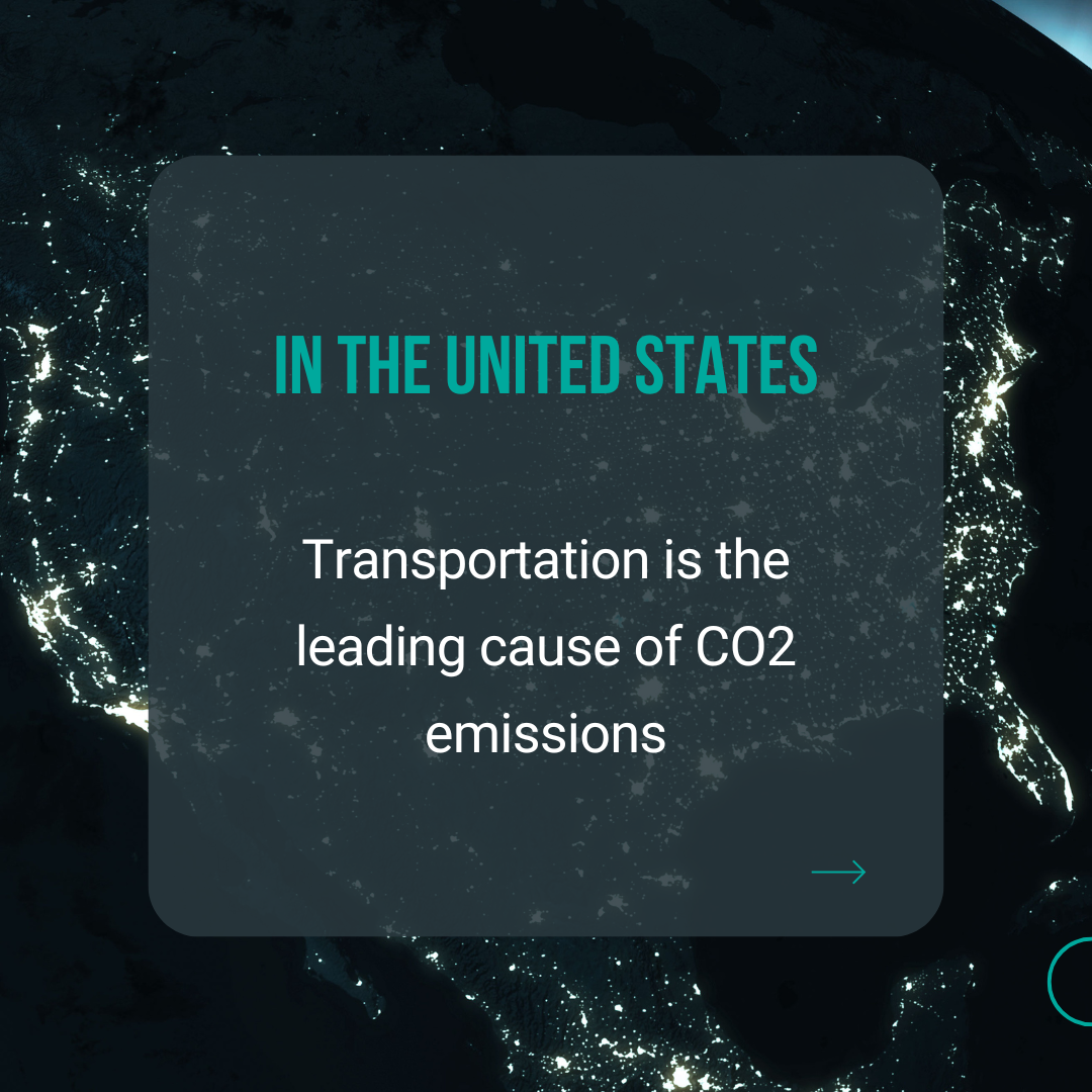 Transportation is the top contributor to emissions in the US.