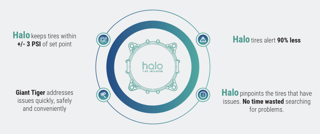 Giant Tiger's tire program visual